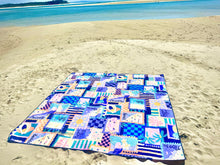 Load image into Gallery viewer, Vacay Postcards Square Beach & Picnic Mat